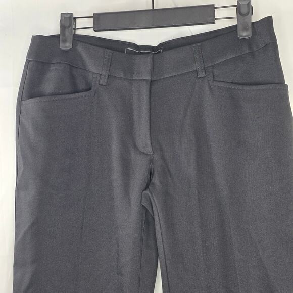 Oobe Black Straight Leg Dress Career Pants Size 4/29 - Picture 2 of 8